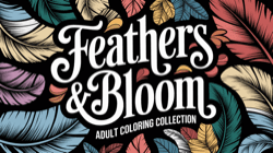 Feathers & Blooms Coloring Collection